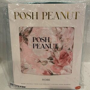 Posh Peanut Pink Floral Bamboo Robe